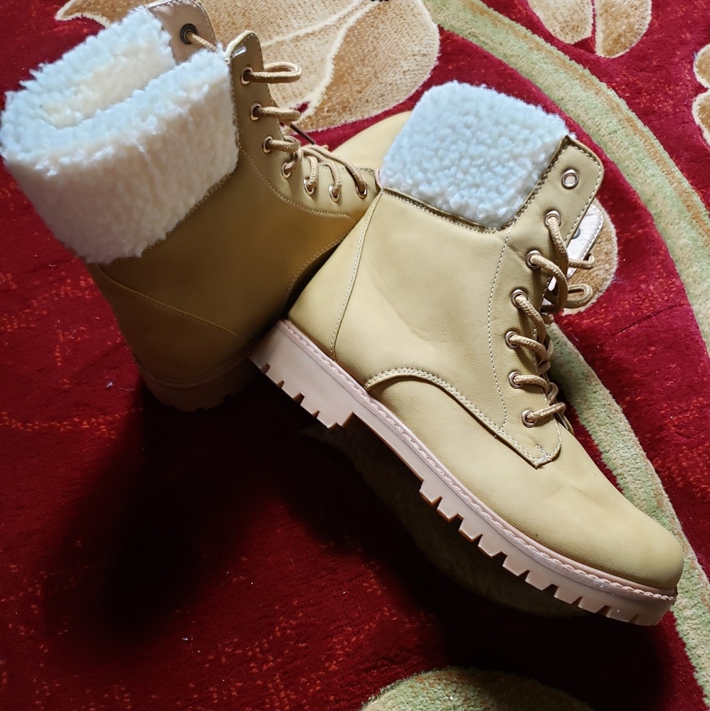 SALE!! High top timberland inspired boot